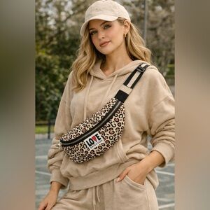 Brighton Animal Print Crossbody Bag